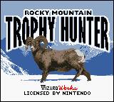 Rocky Mountain Trophy Hunter (USA) Title Screen